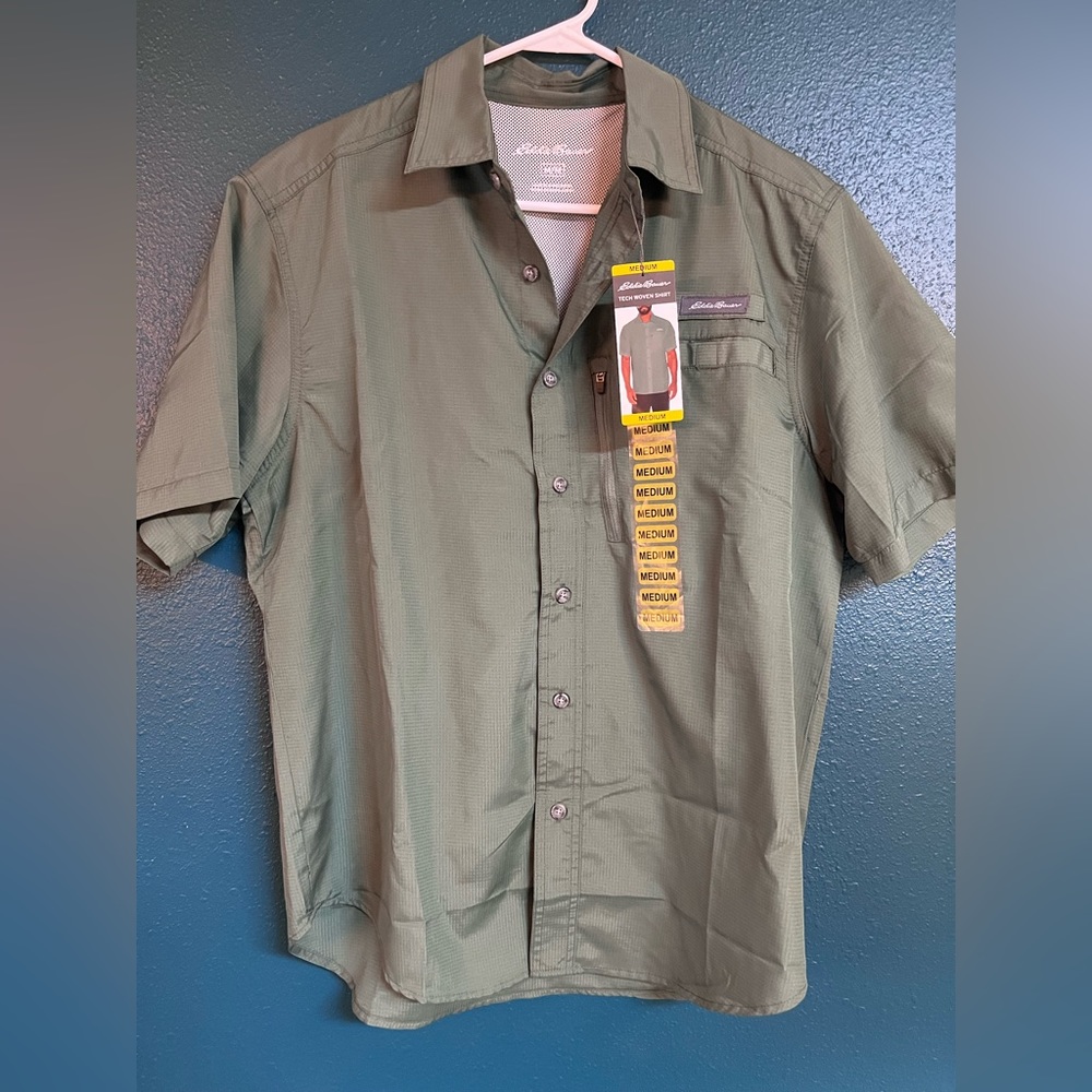 Eddie Bauer tech woven shirt